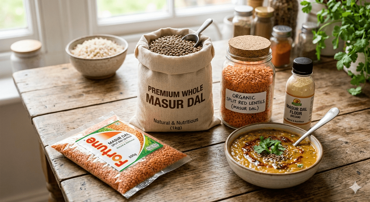 Masur Dal (Red Lentils) 1Kg